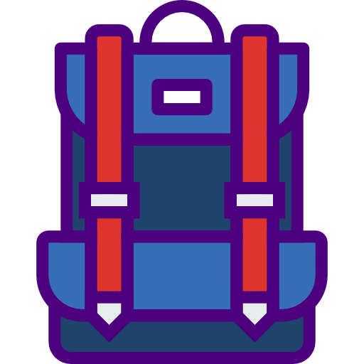 rucksack prettycons Lineal Color icon