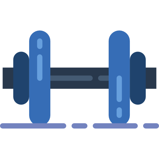 Dumbbell prettycons Flat icon