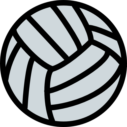 vóleibol Pixel Perfect Lineal Color icono
