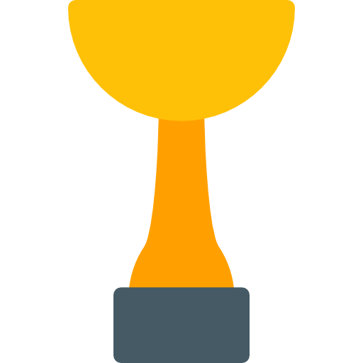 Trophy Pixel Perfect Flat icon