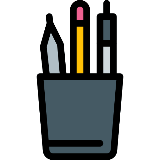 Pencil case Pixel Perfect Lineal Color icon