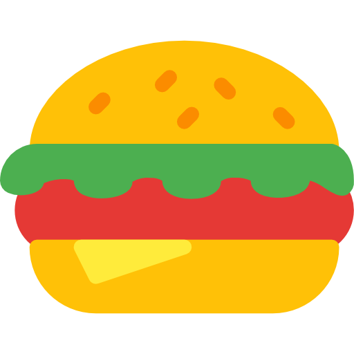 ハンバーガー Pixel Perfect Flat icon