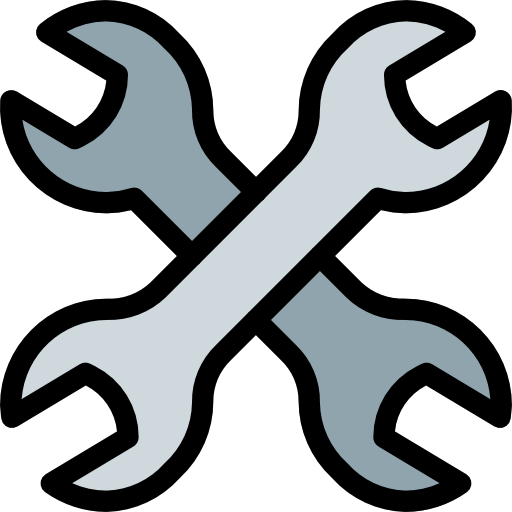 Wrench Pixel Perfect Lineal Color icon