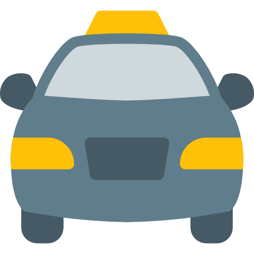 taxi Pixel Perfect Flat Icône