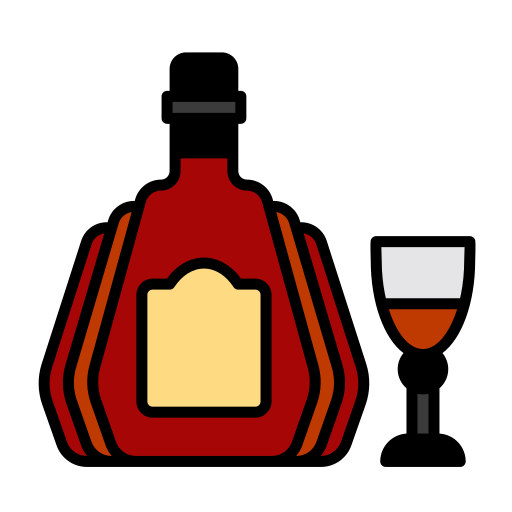 cognac Generic Outline Color Icône