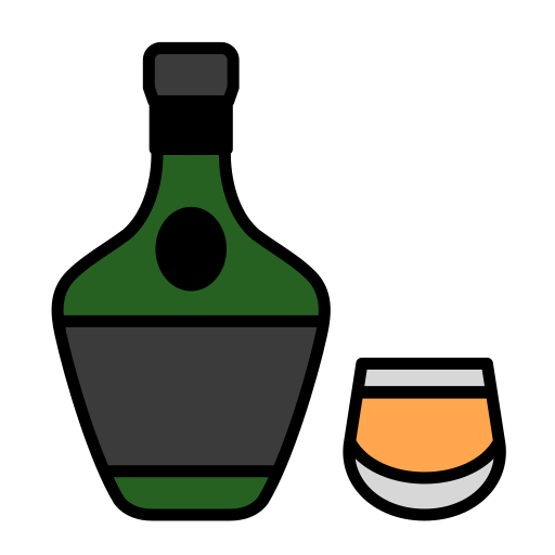 whisky Generic Outline Color icono
