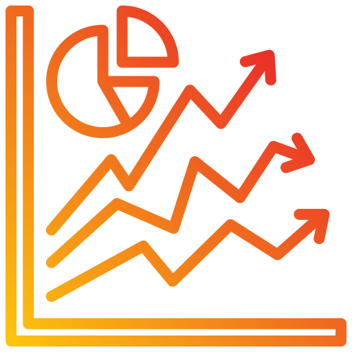 統計 Generic Gradient icon