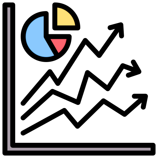 Статистика Generic Outline Color иконка