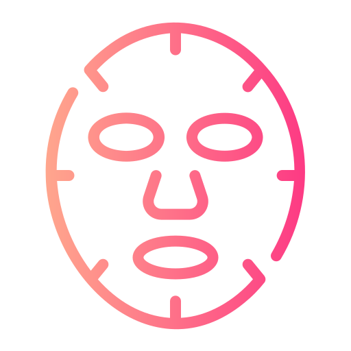 maska na twarz Generic Gradient ikona