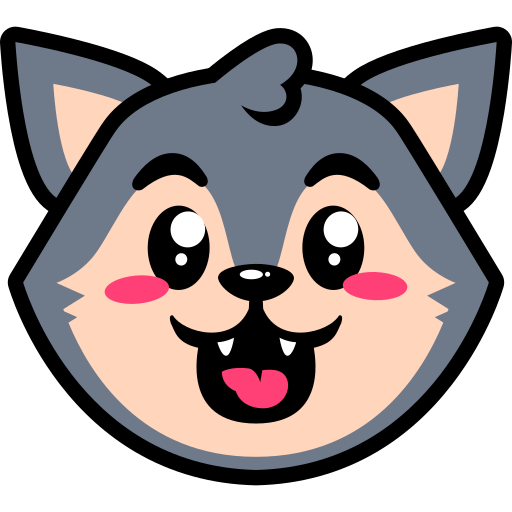 wolf Generic Outline Color icon