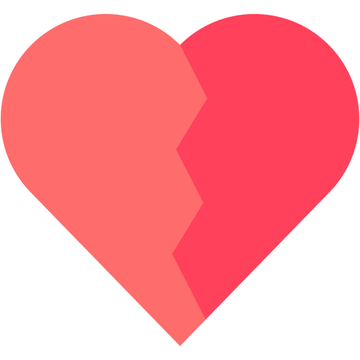 Heartbroken Generic Flat icon