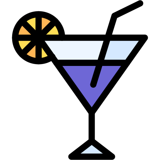 cóctel Generic Outline Color icono