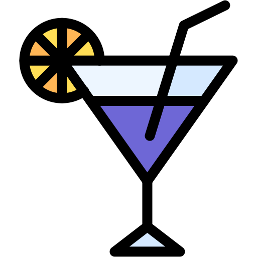 cocktail Generic Outline Color icon