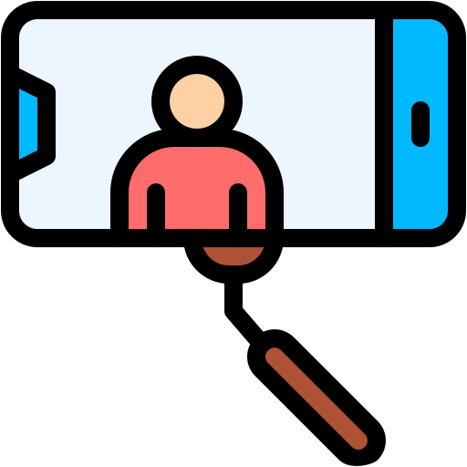 Selfie Generic Outline Color icon