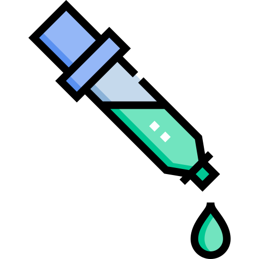pipette Detailed Straight Lineal color icon