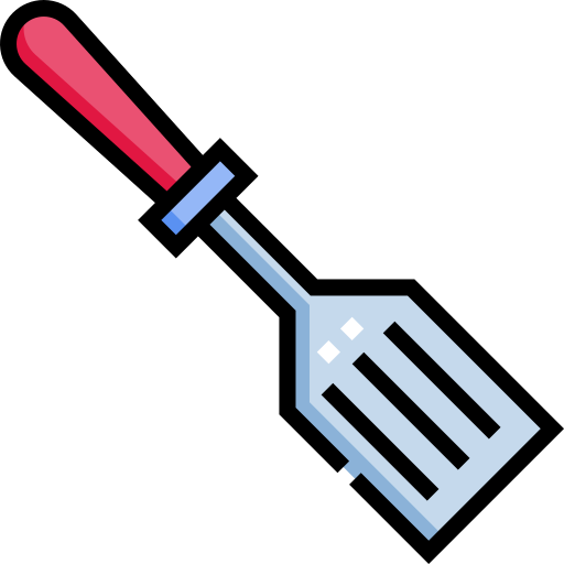 Spatula Detailed Straight Lineal color icon