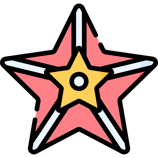 estrella de mar Special Lineal color icono