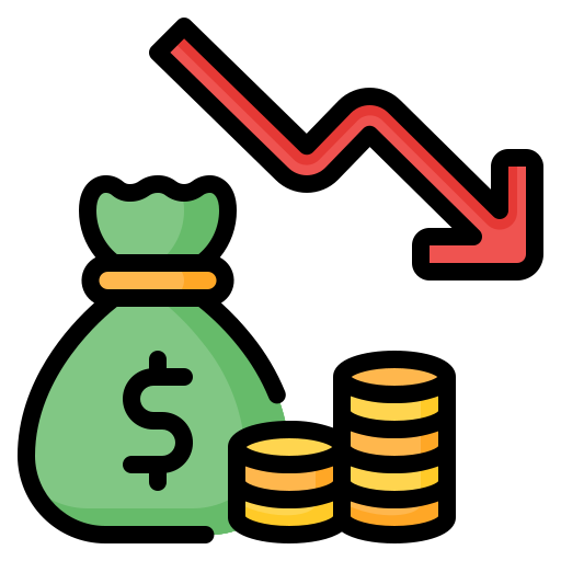 rezession Generic Outline Color icon