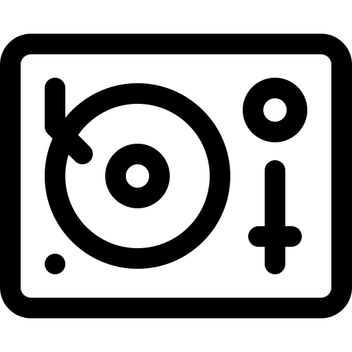 obrotnica Basic Rounded Lineal ikona