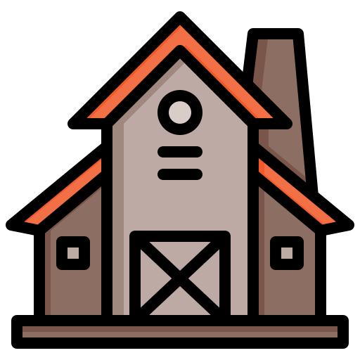 Farmhouse Generic Outline Color icon