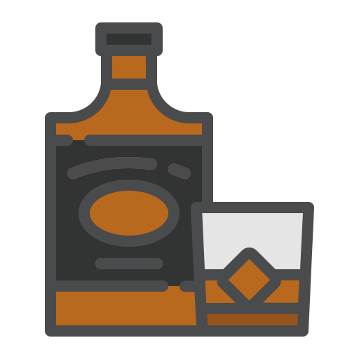 whiskey Generic Outline Color icon