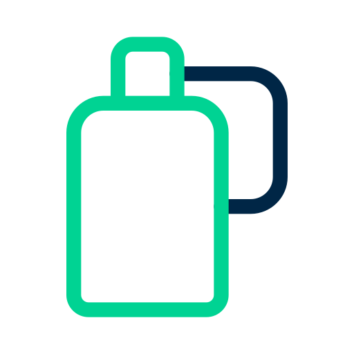 Бутылка с водой Generic Outline Color иконка