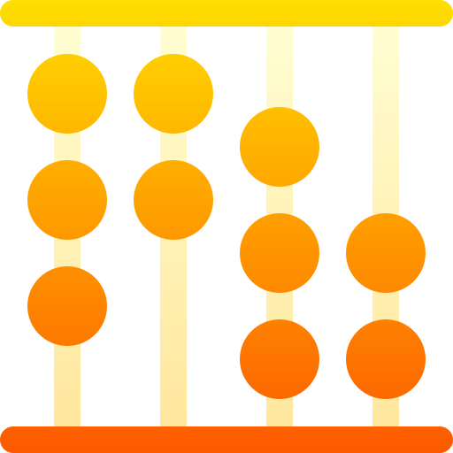 jouet abacus Basic Gradient Gradient Icône