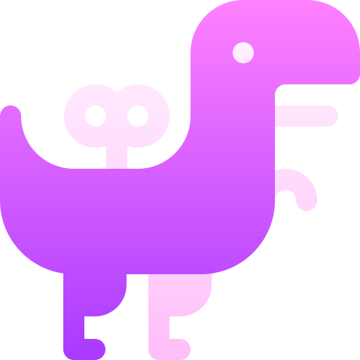 Dinosaur Basic Gradient Gradient icon