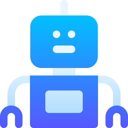 robot Basic Gradient Gradient Icône