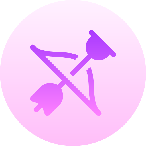 Bow and arrow Basic Gradient Circular icon