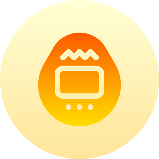 Tamagotchi Basic Gradient Circular icon