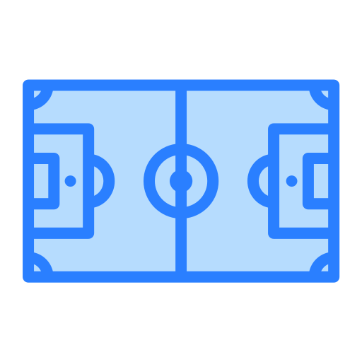 fußballfeld Generic Blue icon
