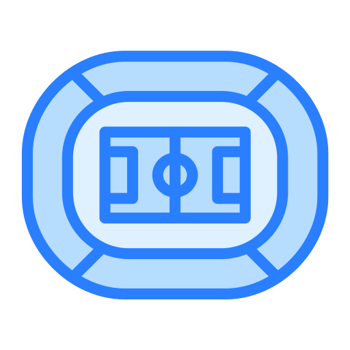 スタジアム Generic Blue icon