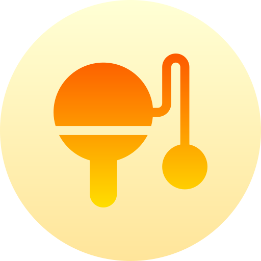 卓球 Basic Gradient Circular icon