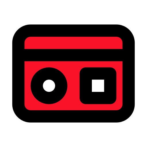 Cassette Generic Outline Color icon