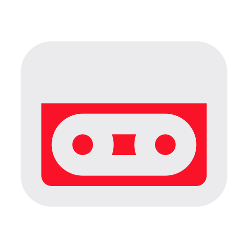 Cassette Generic Flat icon