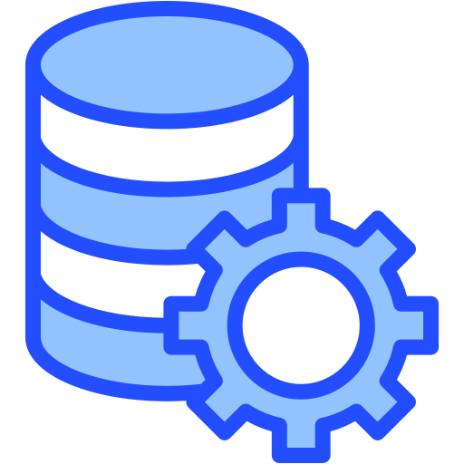 データベース管理 Generic Blue icon