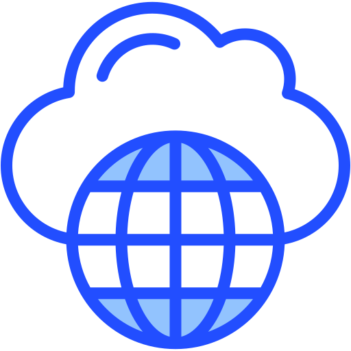 cloud-verbinding Generic Blue icoon