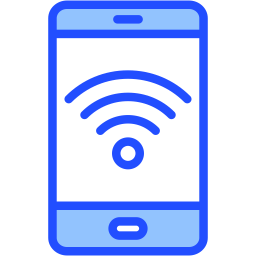 het mobiele netwerk Generic Blue icoon