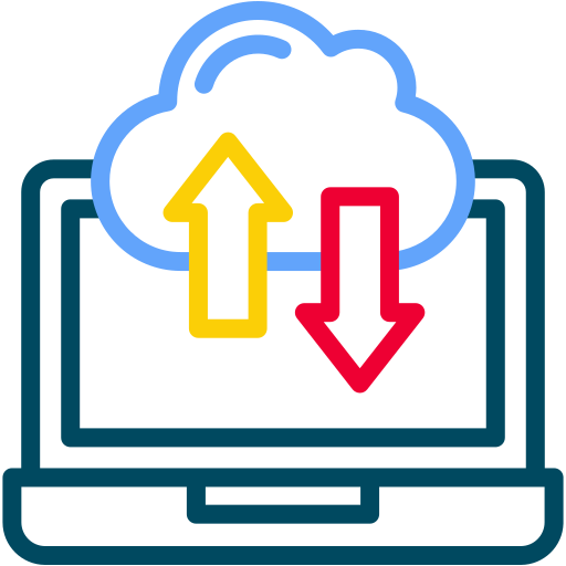 cloud computing Generic Outline Color icon