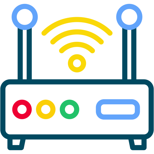 modem Generic Outline Color Icône