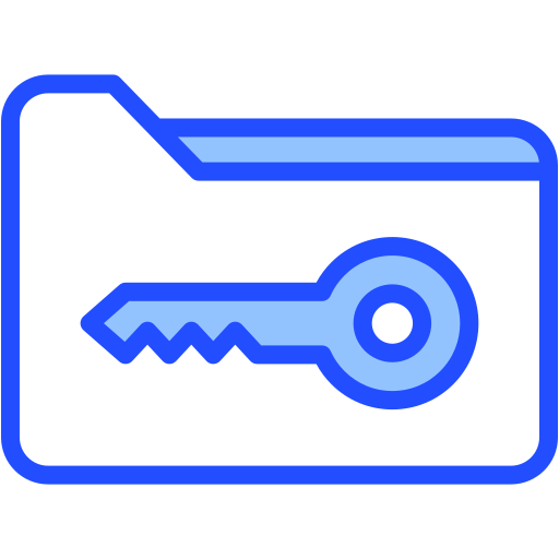 toegang Generic Blue icoon