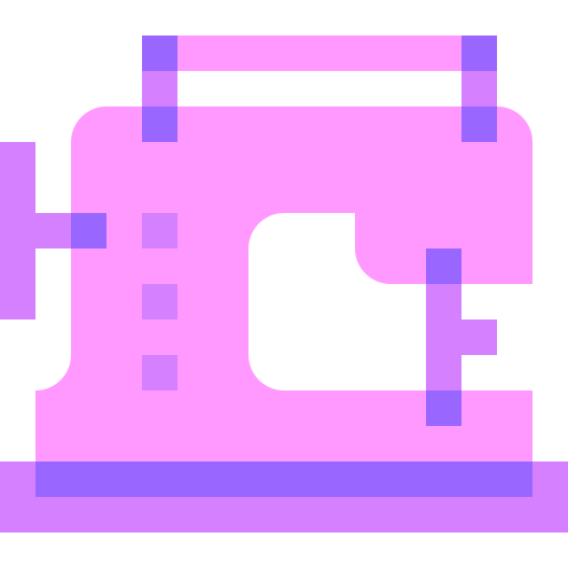 Sewing machine Basic Sheer Flat icon
