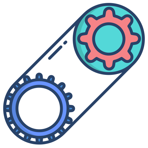 Зубчатое колесо Generic color outline иконка
