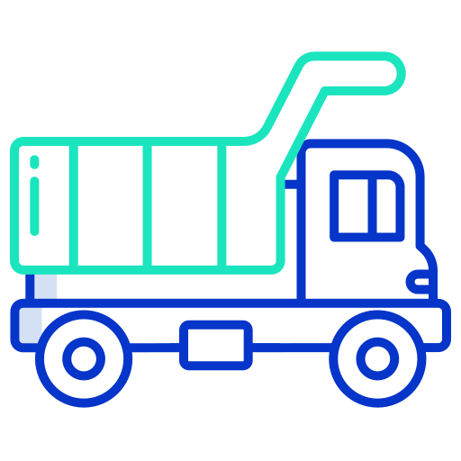 vuilniswagen Generic color outline icoon