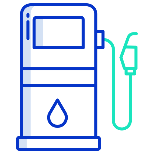 Gas station Generic color outline icon