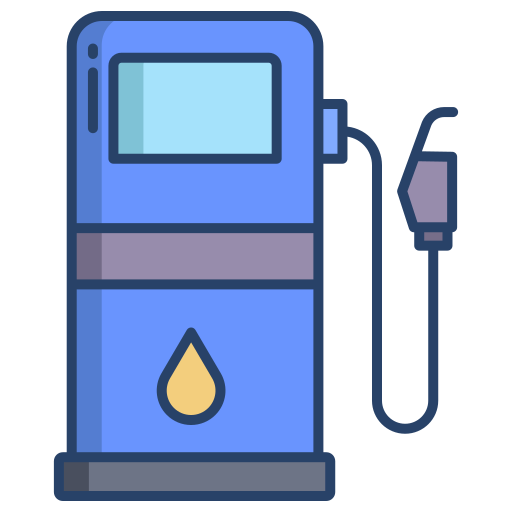 Gas station Generic color outline icon