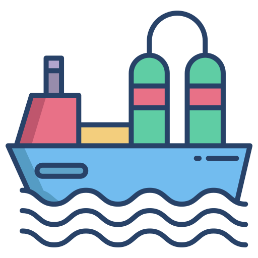 schip Generic color outline icoon