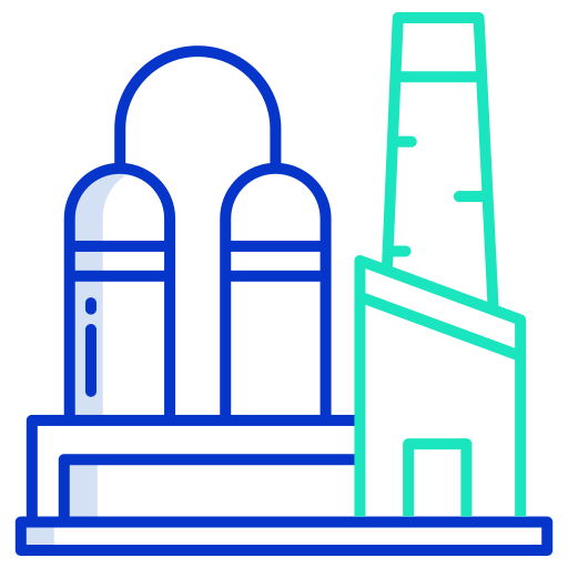 Очистительный завод Generic color outline иконка