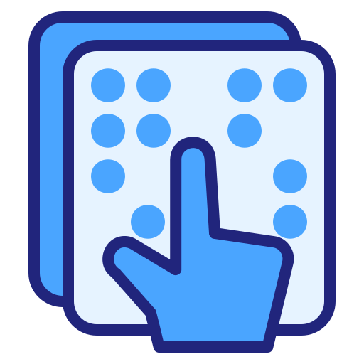 braille Generic Blue Icône